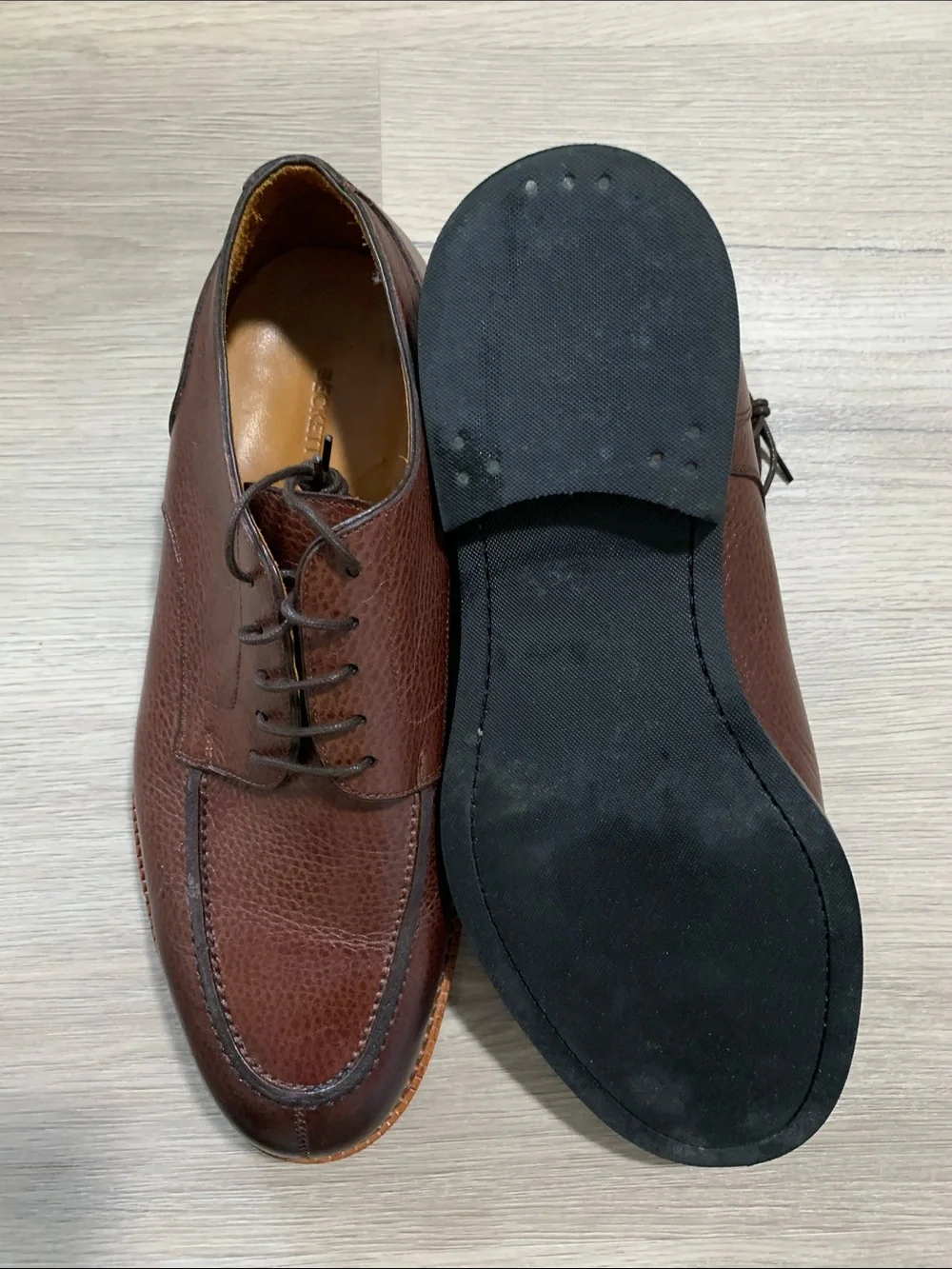 Beckett Simonon Men's Brown Anders derby Shoes new